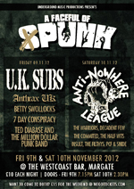 The Warriors - A Weekend of Punk, Westcoast Bar, Margate 10.11.12